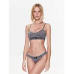 Bikini von Calvin Klein Swimwear, in der Farbe Grau, andere Perspektive, Vorschaubild