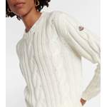 Sonstige Pullover von Moncler, in der Farbe Weiss, aus Wolle, andere Perspektive, Vorschaubild