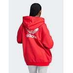 Hoodi von Adidas, in der Farbe Rot, aus Polyester, andere Perspektive, Vorschaubild