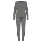 Pyjama von Vivance Dreams, in der Farbe Grau, aus Polyester, andere Perspektive, Vorschaubild