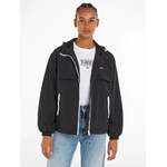 Windbreaker von Tommy Jeans, in der Farbe Schwarz, aus Polyester, andere Perspektive, Vorschaubild