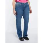 Gerade Jeans von Fiorella Rubino, in der Farbe Blau, aus Polyester, andere Perspektive, Vorschaubild
