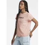 T-Shirt von G-Star Raw, in der Farbe Rosa, aus Jersey, andere Perspektive, Vorschaubild