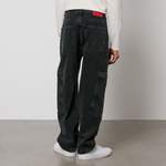 Jeans von HUGO, in der Farbe Grau, aus Denim, andere Perspektive, Vorschaubild