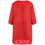 Longbluse von SAMOON, in der Farbe Rot, aus Polyester, andere Perspektive, Vorschaubild