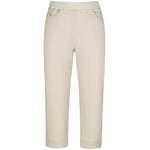 Caprihose von Raphaela by Brax, in der Farbe Beige, aus Baumwolle, andere Perspektive, Vorschaubild