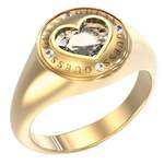 Fingerring von Guess, in der Farbe Gold, aus Edelstahl, Vorschaubild