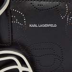 Sonstige Handtasche von Karl Lagerfeld, in der Farbe Schwarz, aus Baumwolle, andere Perspektive, Vorschaubild