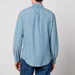 Hemdbluse von Polo Ralph Lauren, in der Farbe Blau, aus Baumwolle, andere Perspektive, Vorschaubild