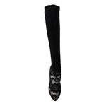 High Heel Stiefelette von Dolce & Gabbana, in der Farbe Schwarz, andere Perspektive, Vorschaubild