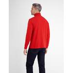 Rollkragenpullover von Lerros, in der Farbe Rot, aus Denim, andere Perspektive, Vorschaubild