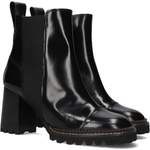 Chelsea-Boot von See By Chloé, in der Farbe Schwarz, aus Leder, andere Perspektive, Vorschaubild