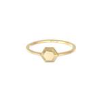 Fingerring von Elli Premium, in der Farbe Gold, andere Perspektive, Vorschaubild