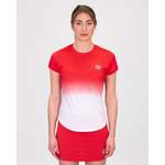 Tennisshirt von BIDI BADU, in der Farbe Rot, aus Polyester, andere Perspektive, Vorschaubild
