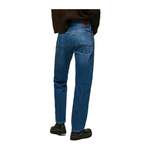 Gerade Jeans, in der Farbe Blau, aus Baumwollstoff, andere Perspektive, Vorschaubild