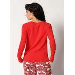 Bluse von SKINY, in der Farbe Rot, aus Baumwolle, andere Perspektive, Vorschaubild