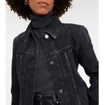 Jeansjacke von Ferragamo, in der Farbe Schwarz, andere Perspektive, Vorschaubild