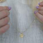 Goldkette von BELLYBIRD Jewellery, in der Farbe Gold, andere Perspektive, Vorschaubild