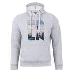 Hoodie von Cotton Prime, in der Farbe Grau, andere Perspektive, Vorschaubild