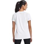 T-Shirt von Under Armour, in der Farbe Weiss, aus Polyester, andere Perspektive, Vorschaubild