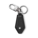 Schlüsselanhänger von Montblanc, in der Farbe Schwarz, aus Leder, andere Perspektive, Vorschaubild