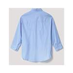 Klassische Bluse von Hinnominate, in der Farbe Blau, aus Baumwolle, andere Perspektive, Vorschaubild
