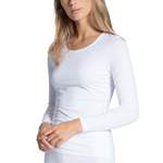 T-Shirt von Calida, in der Farbe Weiss, aus Baumwolle, Vorschaubild