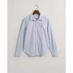 Klassische Bluse von Gant, in der Farbe Blau, aus Baumwolle, Vorschaubild