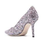 Klassische Pump von Jimmy Choo, in der Farbe Grau, andere Perspektive, Vorschaubild