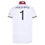 Poloshirt von Polo Sylt, in der Farbe Weiss, aus Trikot, andere Perspektive, Vorschaubild