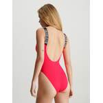 Badeanzug von Calvin Klein Swimwear, in der Farbe Rot, aus Polyester, andere Perspektive, Vorschaubild