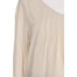 Klassische Bluse von LUISA CERANO, in der Farbe Beige, aus Seide, andere Perspektive, Vorschaubild