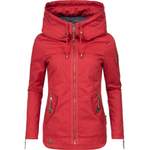 Outdoorjacke von Navahoo, in der Farbe Rot, aus Baumwolle, andere Perspektive, Vorschaubild