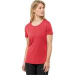 T-Shirt von Jack Wolfskin, in der Farbe Rot, aus Polyester, andere Perspektive, Vorschaubild