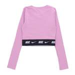 Langarmshirt von Nike, in der Farbe Lila, andere Perspektive, Vorschaubild