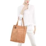 Shopper von Harbour 2nd, in der Farbe Beige, aus Leder, andere Perspektive, Vorschaubild