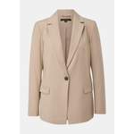 Blazer von comma, in der Farbe Beige, aus Polyester, Vorschaubild