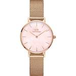 Damen-Armbanduhr von Daniel Wellington, in der Farbe Rosa, aus Edelstahl, andere Perspektive, Vorschaubild