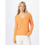 Sonstige Pullover von Polo Ralph Lauren, in der Farbe Orange, aus Baumwolle, andere Perspektive, Vorschaubild