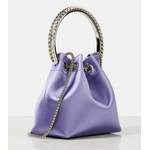 Schultertasche von Jimmy Choo, in der Farbe Lila, andere Perspektive, Vorschaubild