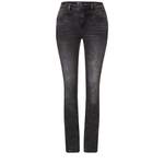High Waist Jeans von Street One, in der Farbe Schwarz, aus Polyester, andere Perspektive, Vorschaubild