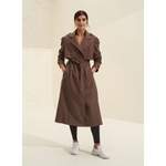 Trenchcoat von Aim'n, in der Farbe Braun, aus Stoff, andere Perspektive, Vorschaubild