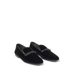 Loafer von Jimmy Choo, in der Farbe Schwarz, aus Leder, andere Perspektive, Vorschaubild