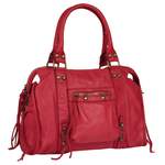 Shopper von Samantha Look, in der Farbe Rot, aus Leder, andere Perspektive, Vorschaubild