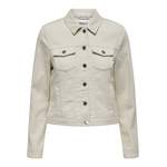 Jeansjacke von Only, in der Farbe Beige, aus Webstoff, andere Perspektive, Vorschaubild