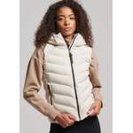 Daunenwesten & Steppweste von Superdry, in der Farbe Beige, aus Webstoff, andere Perspektive, Vorschaubild