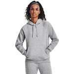 Hoodie von Under Armour, in der Farbe Grau, aus Polyester, andere Perspektive, Vorschaubild