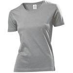 T-Shirt von Stedman, in der Farbe Grau, aus Baumwolle, andere Perspektive, Vorschaubild