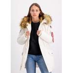 Winterjacke von alpha industries, in der Farbe Weiss, aus Polyester, andere Perspektive, Vorschaubild