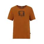 T-Shirt von E9, in der Farbe Orange, andere Perspektive, Vorschaubild